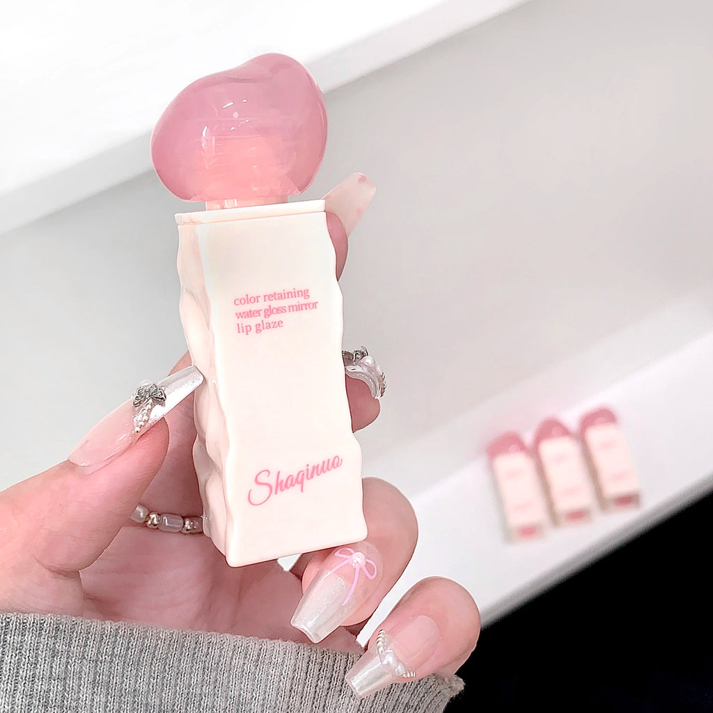 SHAQINUO Mirror Gloss Lip Hydrating Long-lasting Luminous Finish Qme