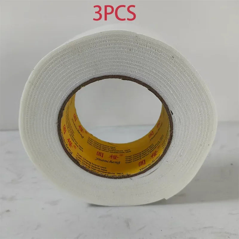 Strong Foam Double-Sided Tape, High Adhesion for Wall Fixing, Waterproof Double-Sided Tape, Thickened Sponge Double-Sided Tape Qme 3rolls 4M 80mm