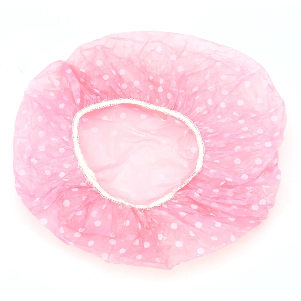 3pz Impermeabile Cuffia Doccia Elastico Per Capelli Shower Bath Hat Bath Hat Bathing Hat Waterproof Bath Hat Shower Bath Hat Qme