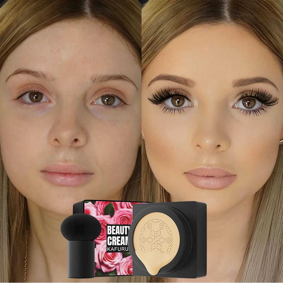 5 Magic Foundation Mushroom Head Moisturizing Air Cushion CC Cream Qme