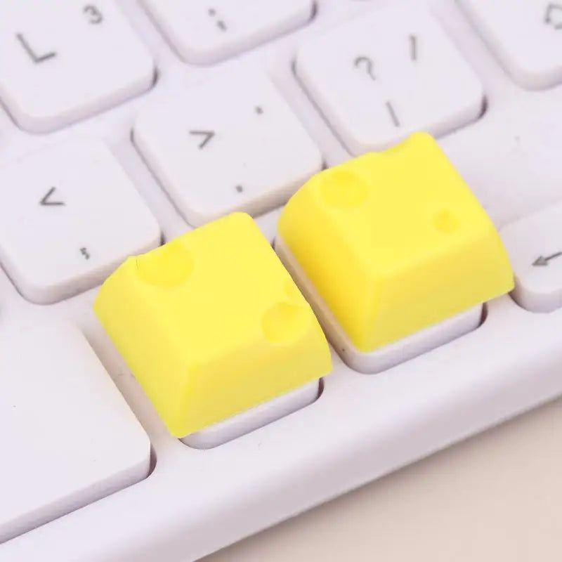 Cute Chesse Cake Cube Keycap Mechanical Keyboard Cartoon Decoration Qme
