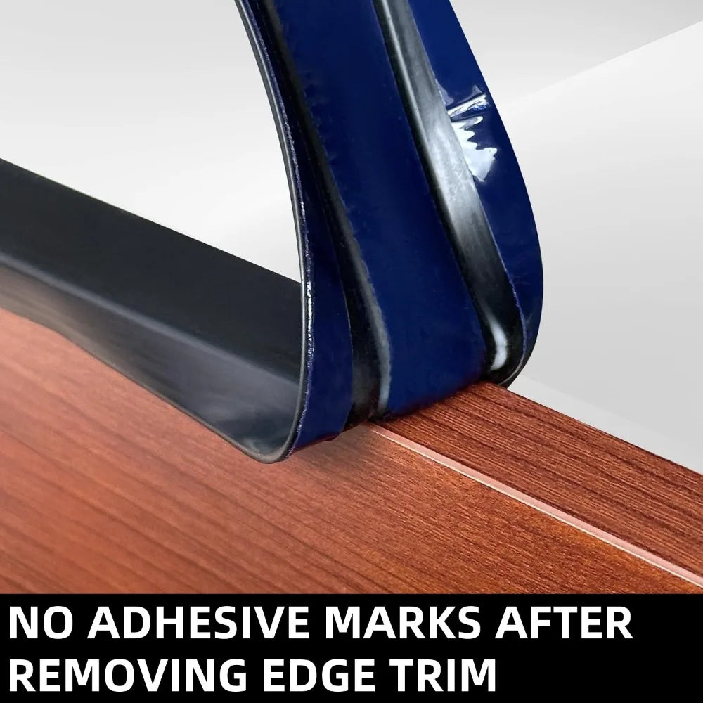 10M U-shaped Edge Banding Table Chair Edge Banding Self-adhesive Scratch Resistant Corner Protection Furniture Decorative Strip Qme