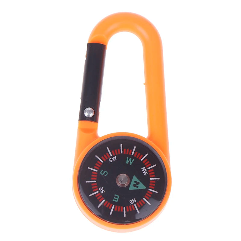 Quick Release Mountaineering Hiking Backpack Buckle Compass Outdoor Qme Orange