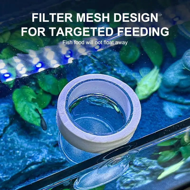 Food Feeder Fish Tank Aquarium Accessories Transparent Arcylic Qme