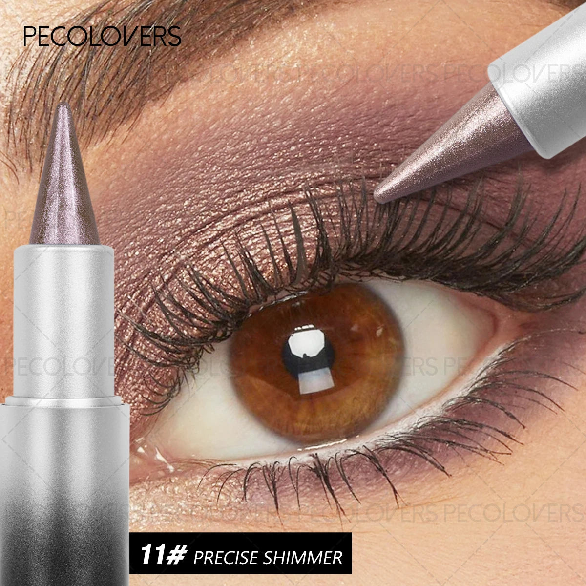 Monochromatic Glitte Shiny Eyeshadow Pen Stick Beautiful Eye-cathing Qme 11