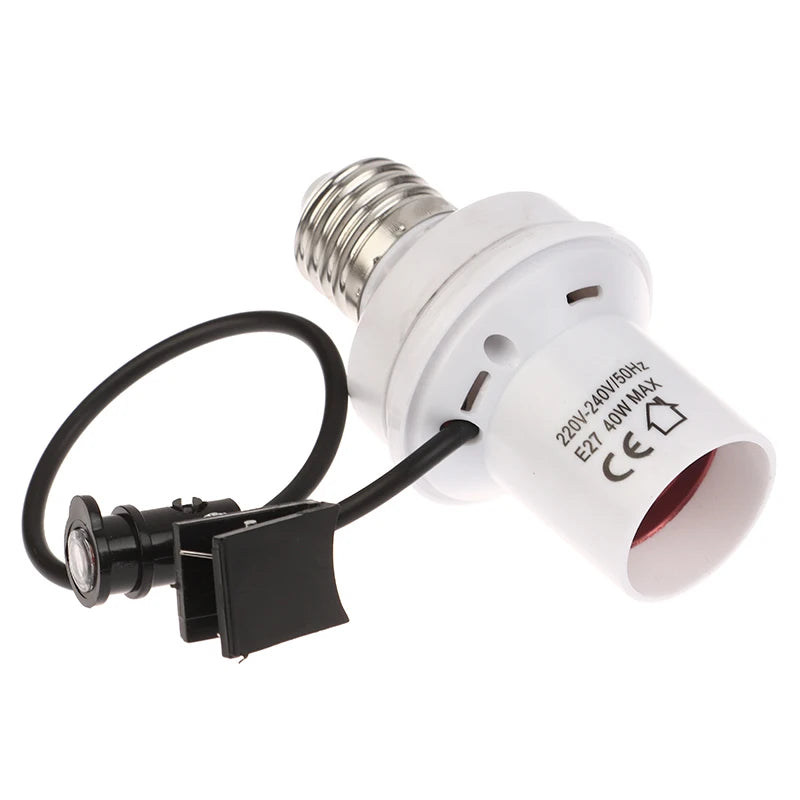 E27 LED Light Holders Converter Adjustable Angle 220V-240V Socket Qme