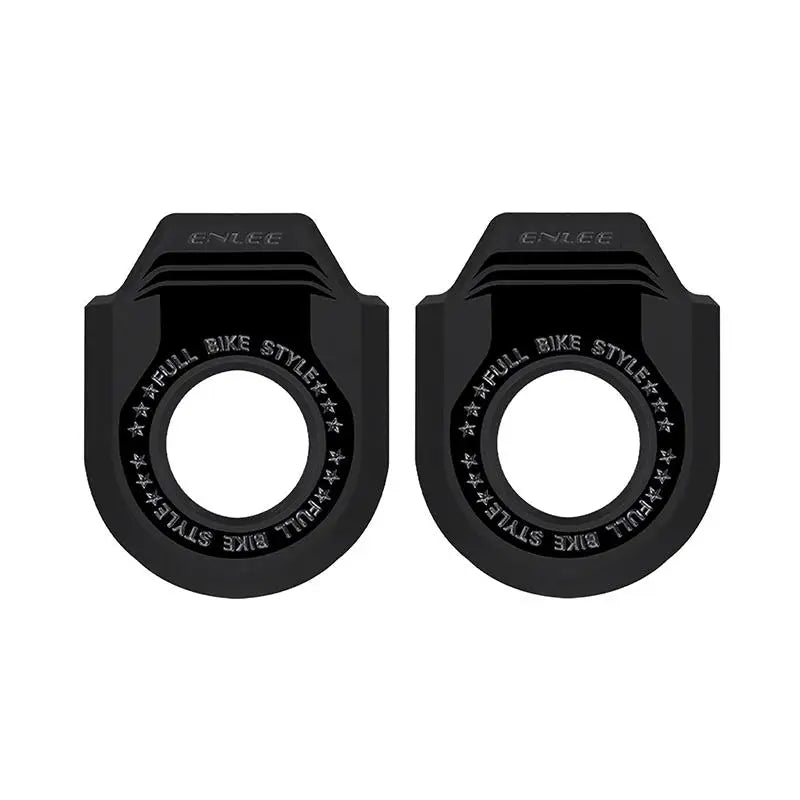 Bike Crank Arm Protector TPU Anti Cover Mountain Road Chainring Qme E930 A black