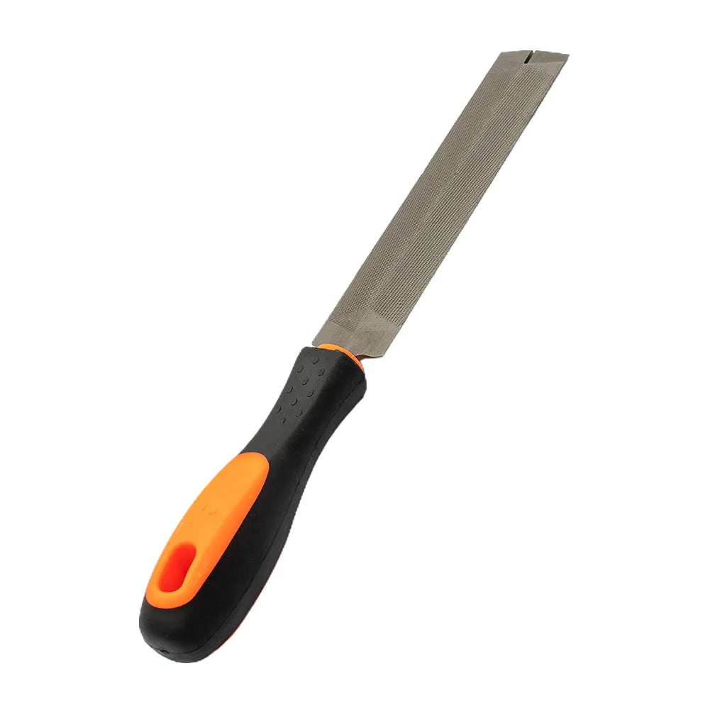 Fine-Toothed Metal Files For Metalworking Woodworking Steel Flat File Half-Round File Tools Sanding Tools Hand Operated Tools Qme