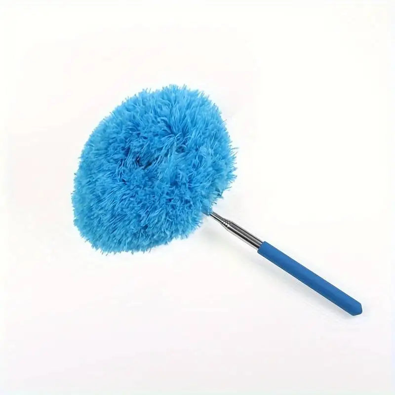 Multifunctional Ceiling Fan Cleaner Dusters Brush For Car Ceiling Home Cleaning Reusable Long-Handled Household Cleaning Tools Qme Blue