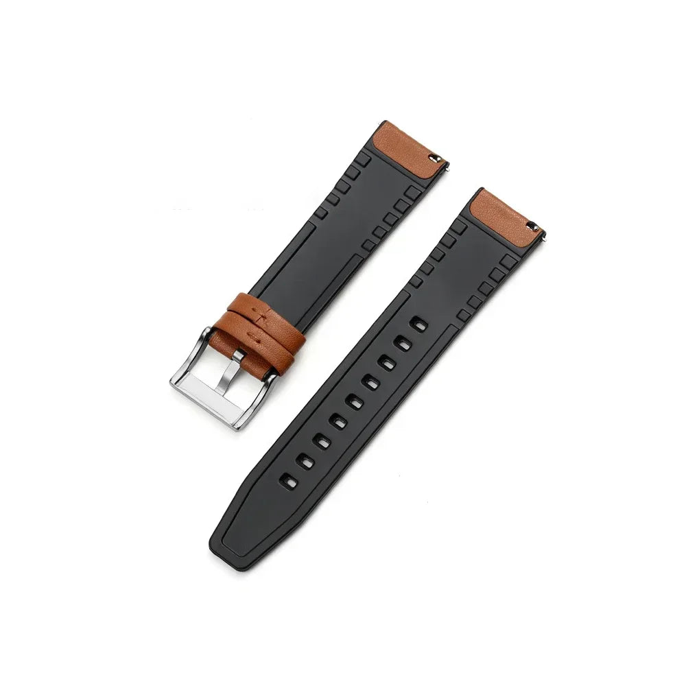 Silicone Leather Wrist Band For Huawei Watch GT 3 GT3 42mm 46mm Strap Bracelet Watch GT2 Pro/GT Runner 46mm 20mm 22mm Watchband Qme