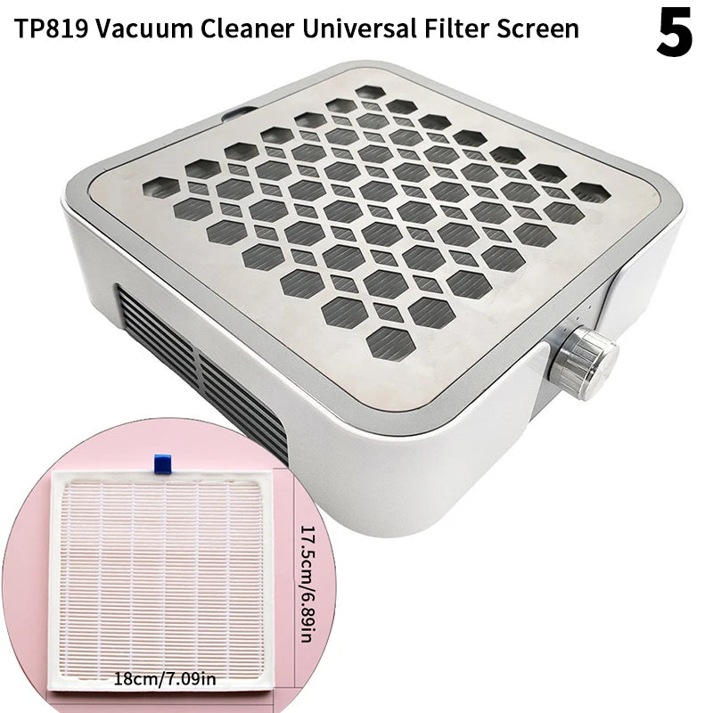 Nultiple Models Nail Vacuum Cleaner Specialized Filter Dust Storage Qme 5