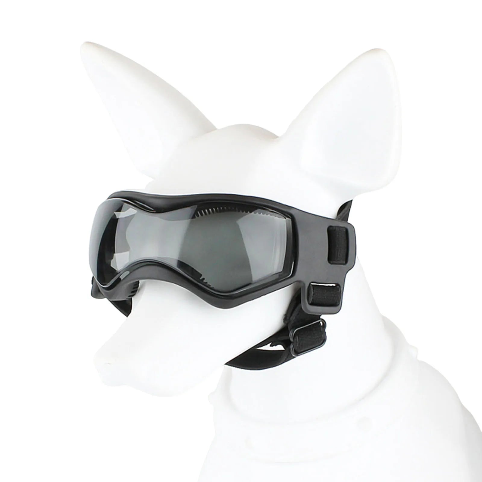 Dog Goggles Dustproof Cycling Eye Protection Sunglass with Adjustable Straps for Motorcycle Driving Bike Riding Hiking Swimming Qme