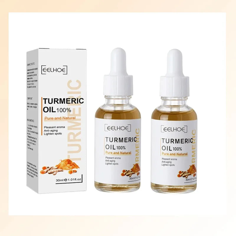 Turmeric Repair Essence For Reduces Dark Spots & Freckles Moisturizes Face Brightens And Evens Skin Tone Improves Damaged Skin Qme 2pc