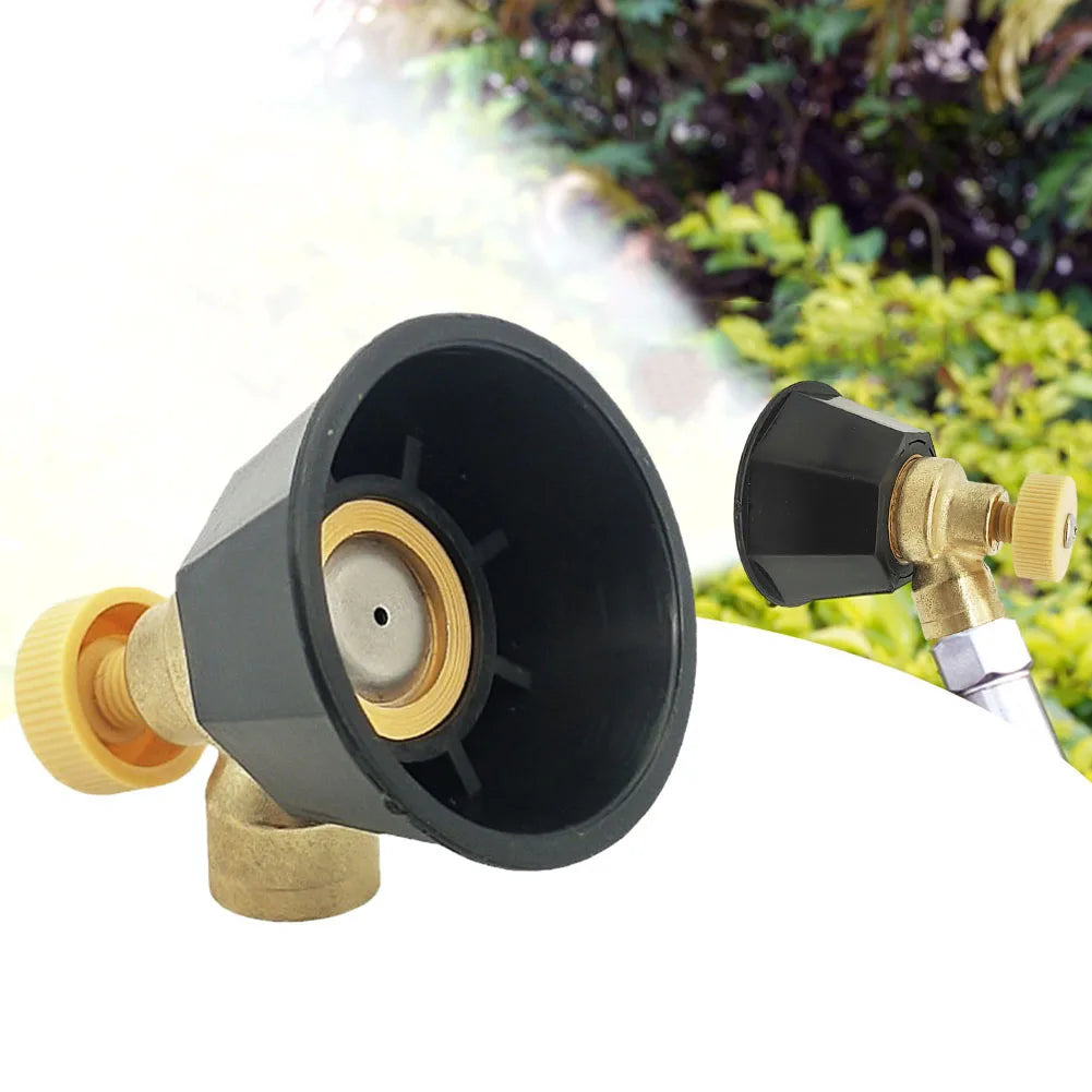 1 PC Atomizing Adjustable Sprayer Agricultural Sprinkler Nozzle Black Windproof Sprinkler Garden Watering Irrigation Tools Qme Default Title
