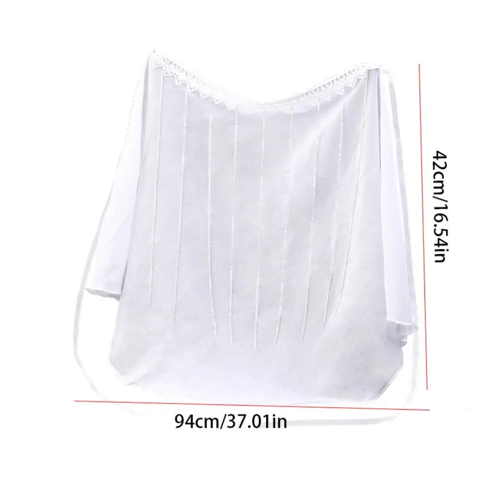 Elegant Ancient Headwear Hanfu Face Veil Crystal Tassel Covering Qme