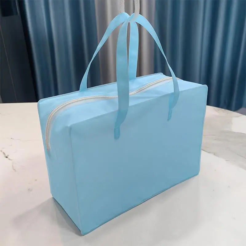 Wet And Dry Separation Travel Toiletries Bag Thickened Large Capacity Waterproof Moistureproof Swim Bag Qme Blue