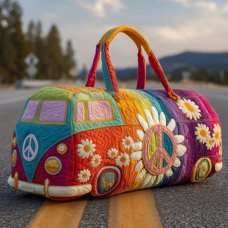 Women 3D Quilting Craft Travel Duffel Bag Fashion Sun Mountain Forest Qme A24