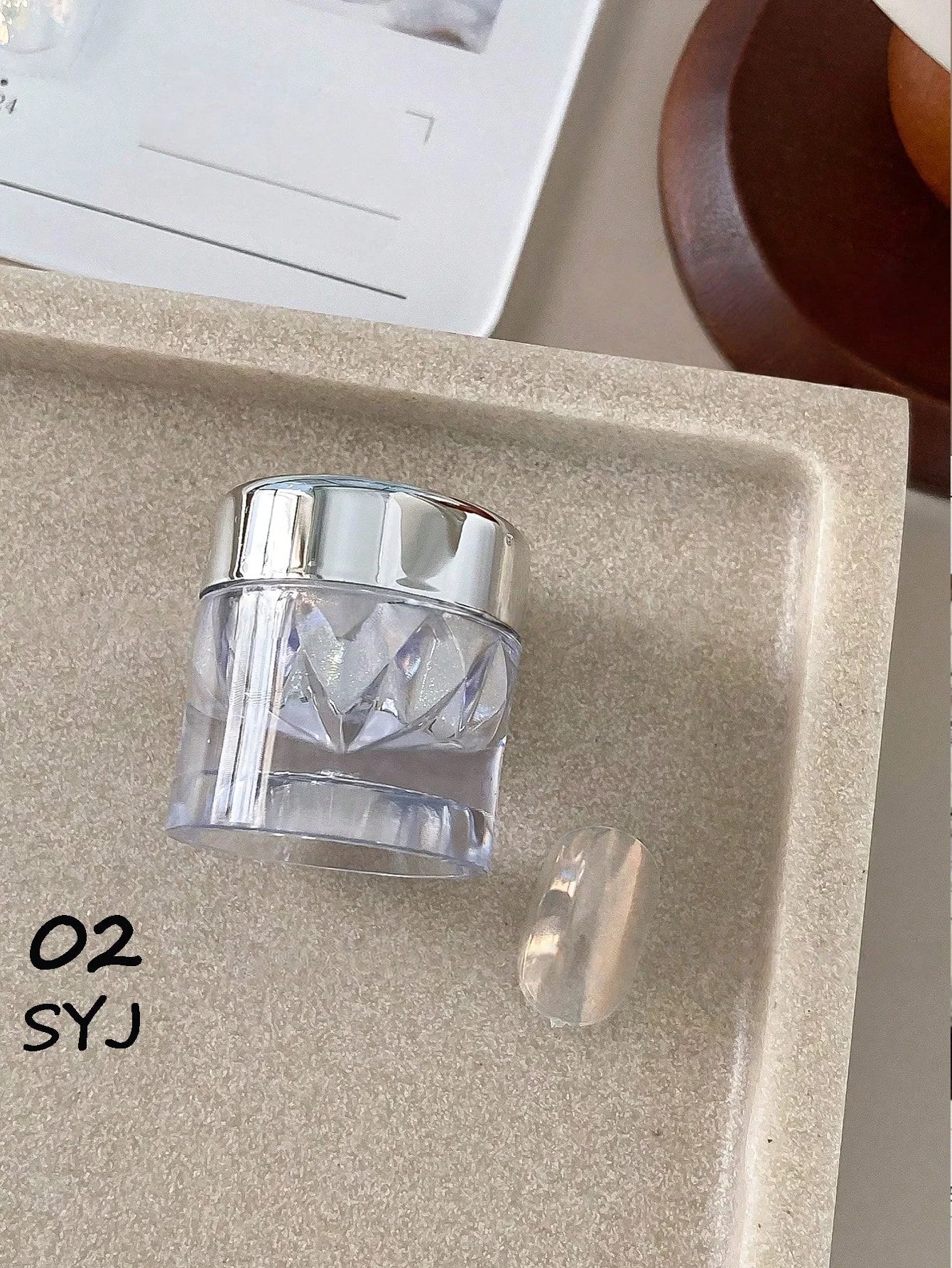 1 High-end Mirror Magic Powder Storage Box Colorful Bright Nail Art Qme 02