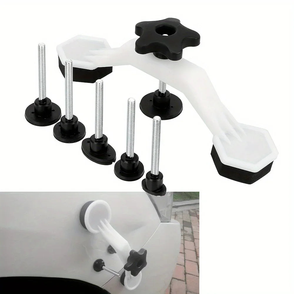 Car Dent Repair Tool Kit With Glue Bridge Shape Hand Puller Body Damage Pulling Fix Tool Dents Removal Qme