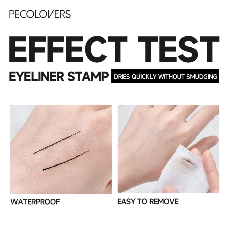 2 in1 Eyeliner Stamp Pencil Double-ended 3 Fine Eyeline Wink Qme