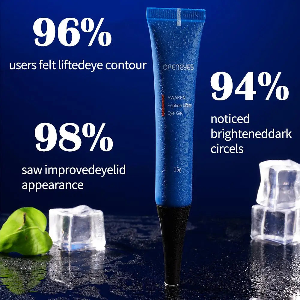1/2/3PCs Openeyes Awaken Peptide Lifting Eye Gel Moisturizing Eye Cream Reduce Puffiness/under Eye Bags/Dark Circle/Wrinkle Qme