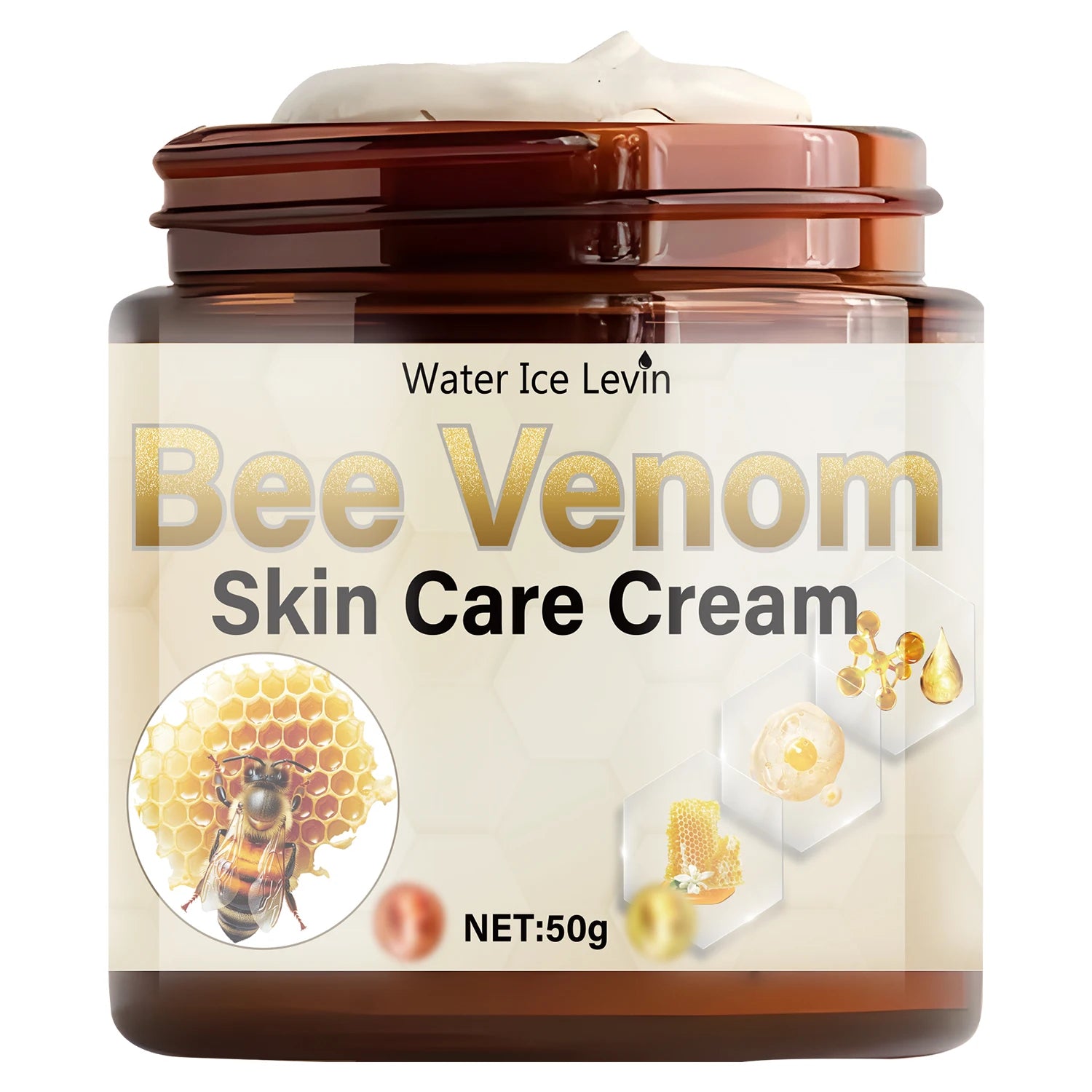 Bee Venom Wrinkle Remover Face Cream Firming Lifting Anti Aging Fade Fine Lines Moisturizing Whitening Repair Skin Care Qme A