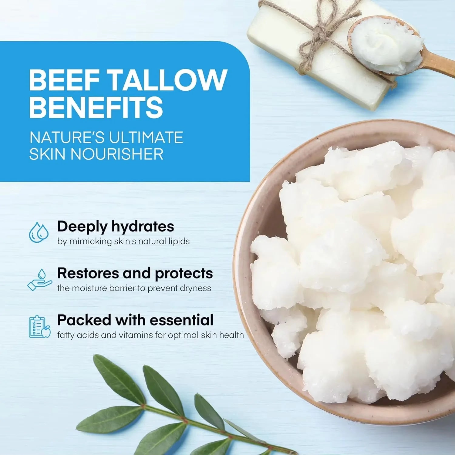 Whipped Beef Tallow And Honey Balm Moisturizing Beef Tallow Face Cream Body Lotion Grass Fed Grass Finished Face Cream Skin Care Qme