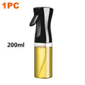 200/300/500ml Olive Oil Spray Bottle Cooking Dispenser Camping, Baking, Vinegar, Soy sauce, Spray Containers Qme 1pc 200ml