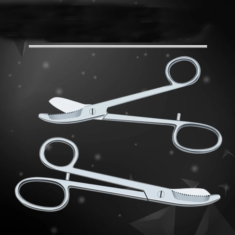 Stainless Steel Medical Plaster Clamp Scissors Polymer Hardness Gauze Qme