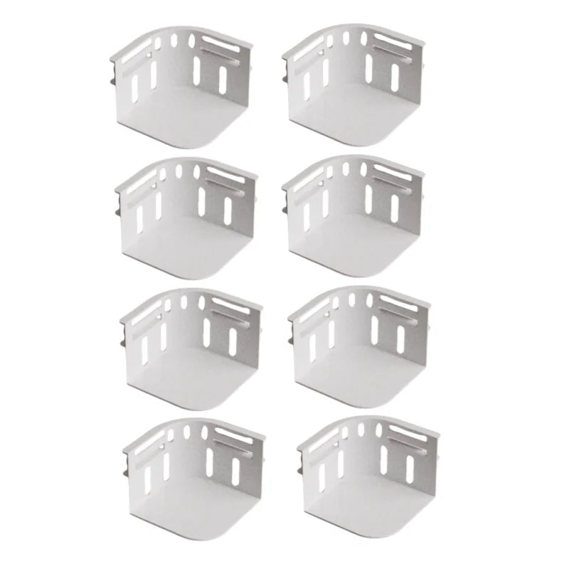 8/4/2PCS Invisible Bed Sheet Holder Clips No Slip NeedleFree Grippers Secure Safe Bedding Anti-Shift Fasteners Home/Crib Qme White 8pcs