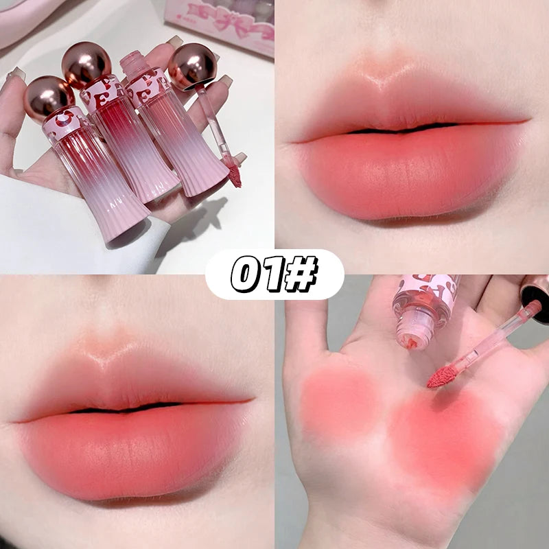 Gege Bear Velvet Mist Lip Glaze Matte Clay Long-lasting Non-drying Qme GX1388-1