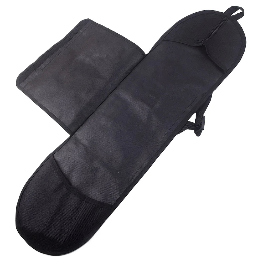 Skateboarding Carrying Handbag Waterproof Balancing Scooter Storage Cover Backpack Adjustable Strap Skateboard Backpack Qme black