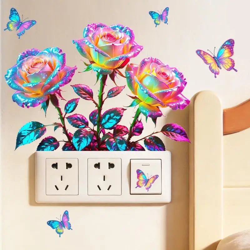 Self-adhesive Wall Decal Home Decoration Stickers Bedroom Living Room Qme