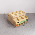 1 12 Dollhouse Simulation Supermarket Display Stand Fruit Vegetable Qme A4