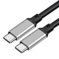 1M 2M USB - C Female to Type - C USB 3.1 Male 10Gbps Gen2 Extension Charging Cable Extender Cord 100W For Macbook/Switch/Phone Qme Grey 1M