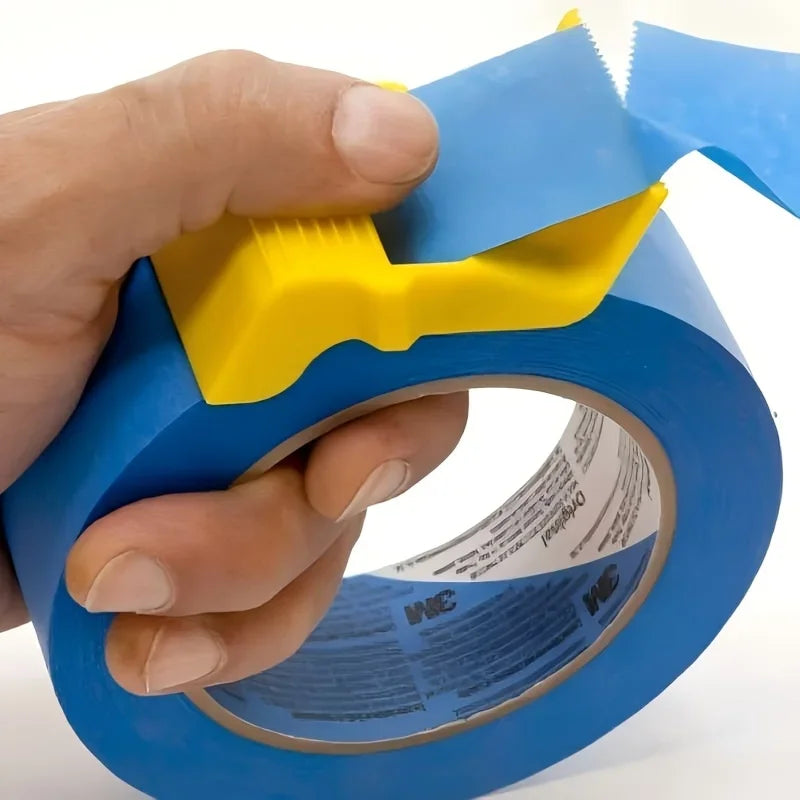Tape dispenser, tape separator, small tape cutter, and spray paint accessory tape clamps Qme