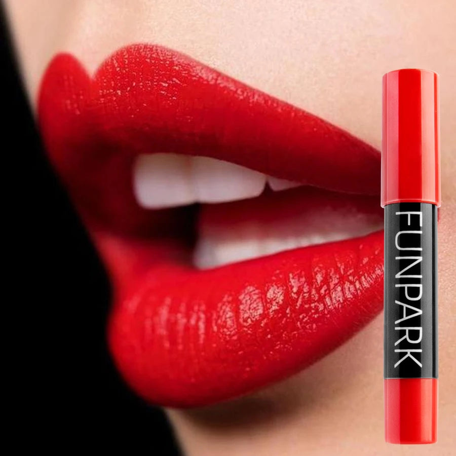 16 Nude Brown Lipliner Pen Waterproof Lipstick Sexy Red Matte Contour Qme