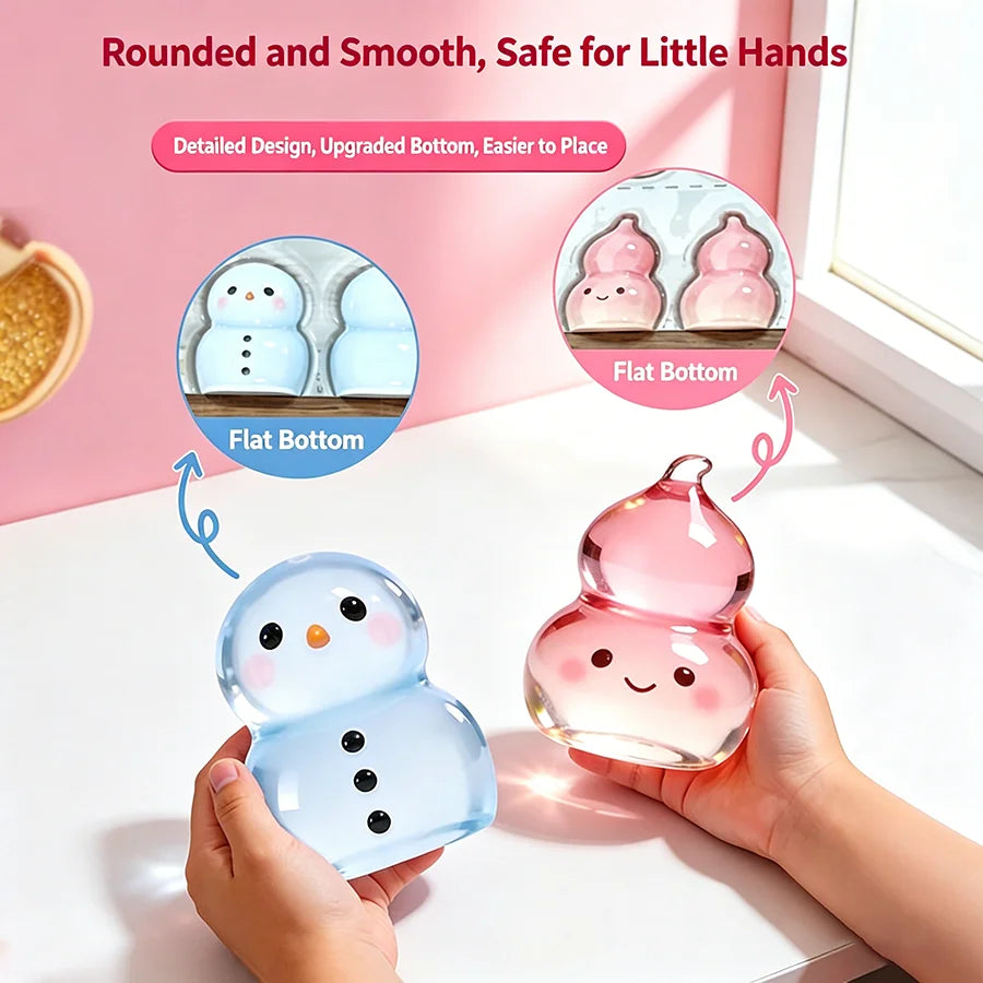 3D Embossed Stickers-3D Handmade DIY Layered Solid Relief Stickers New Cute Desktop & Windowsill Ornament Children's Day Gifts Qme
