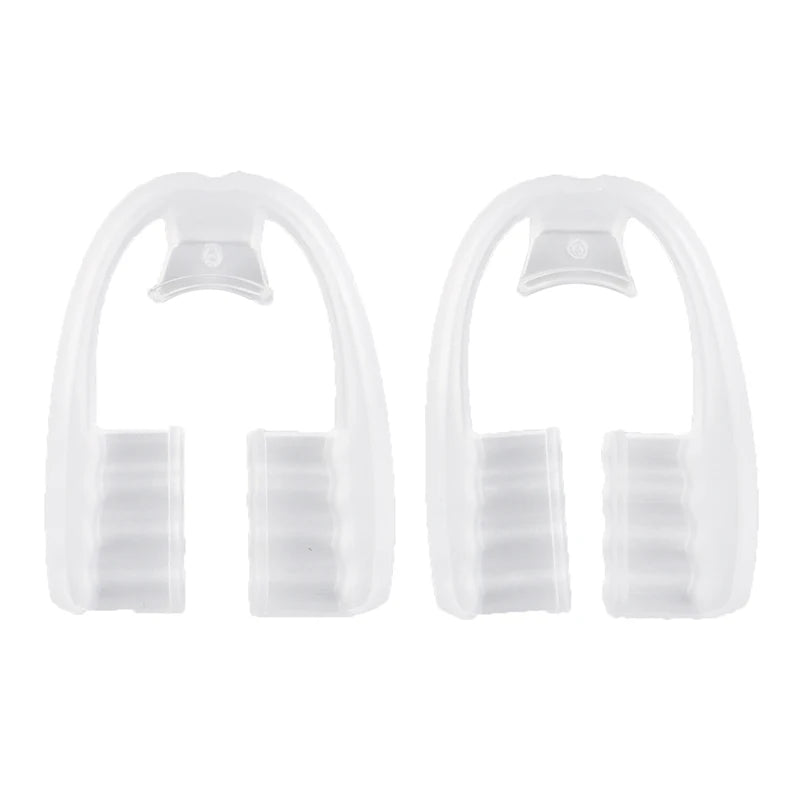 2Pcs Teeth Grinding Guard Sleep Mouthguard Splint Clenching Protector Tools. Qme