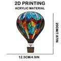 2D Air Balloon Light-collecting Device Flower Window Pendant Garden Qme A