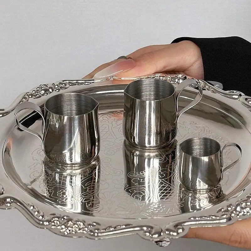 12 5 Mini Coffee Milk Frothing Jug Latte Art Frother Pitcher Qme