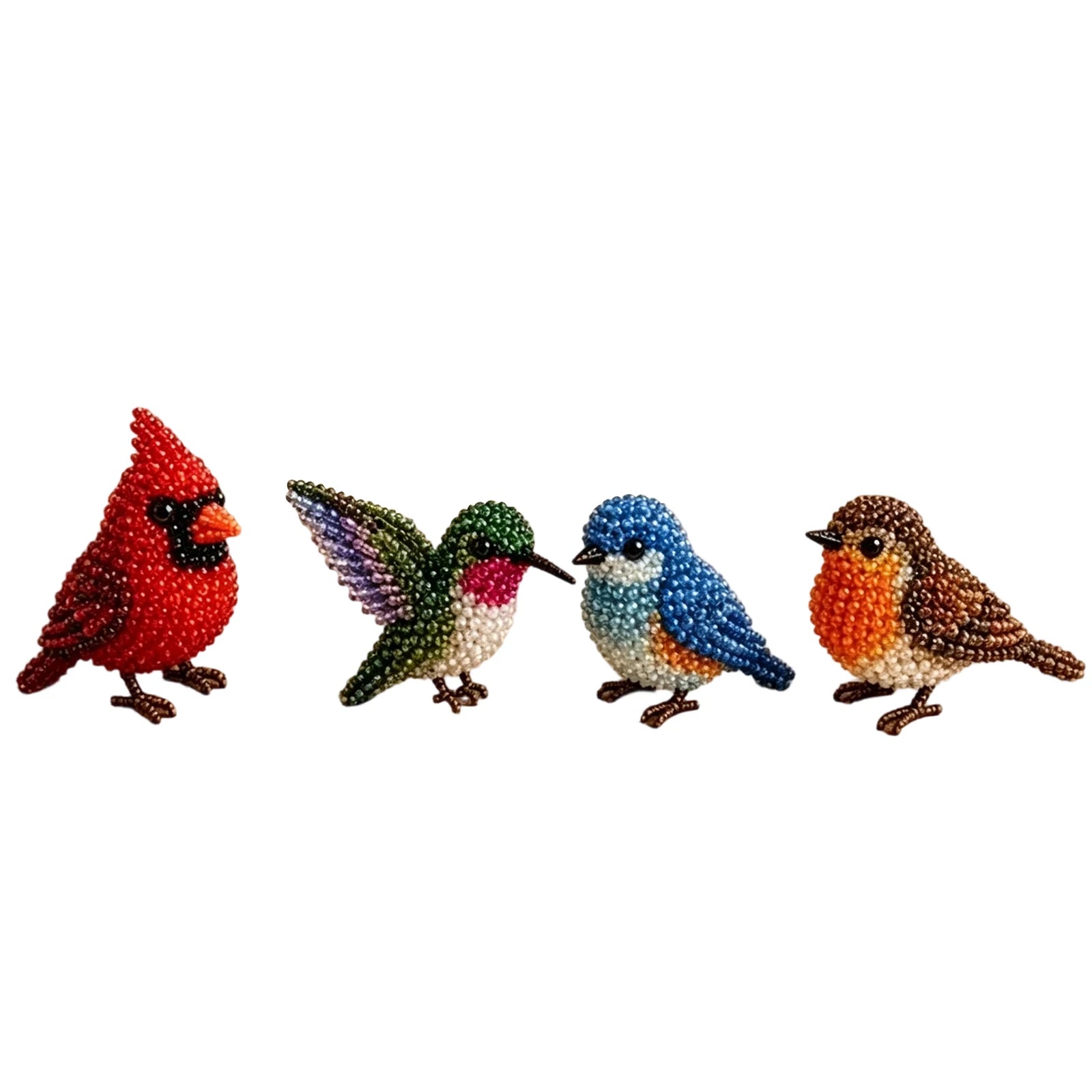 Cute Farm Animal Bead Craft Diy 3d Beaded Ornament Perfect Home Decor