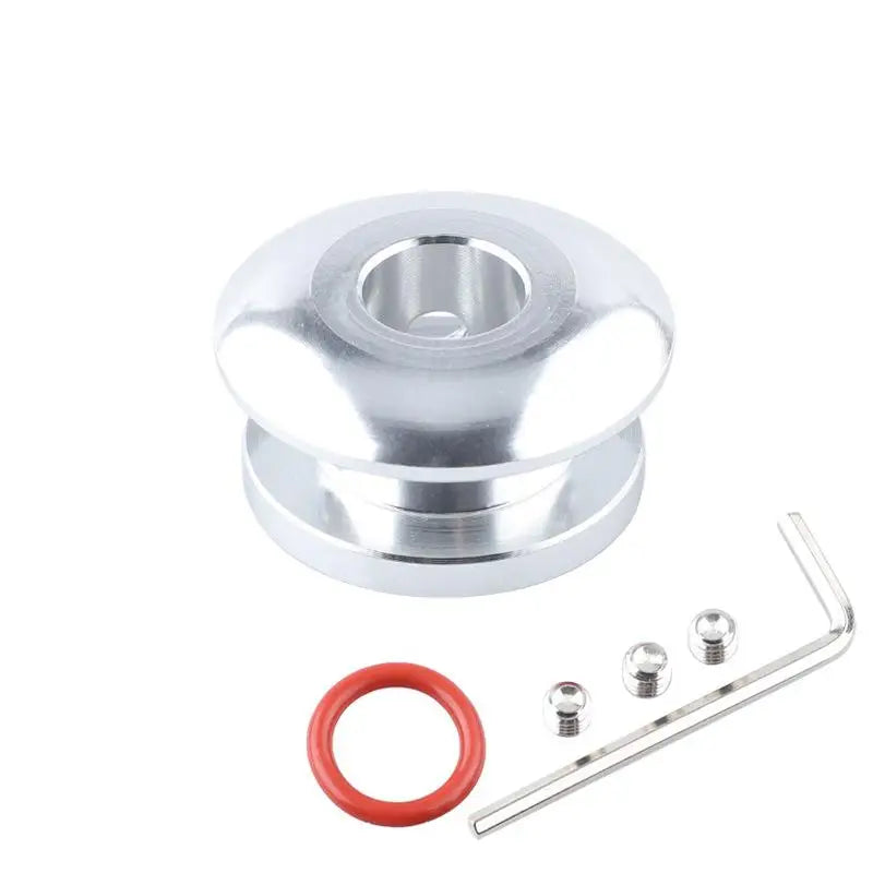 Universal Aluminum Alloy Shift Knob Stopper Shifting Head Limiter Qme Silver