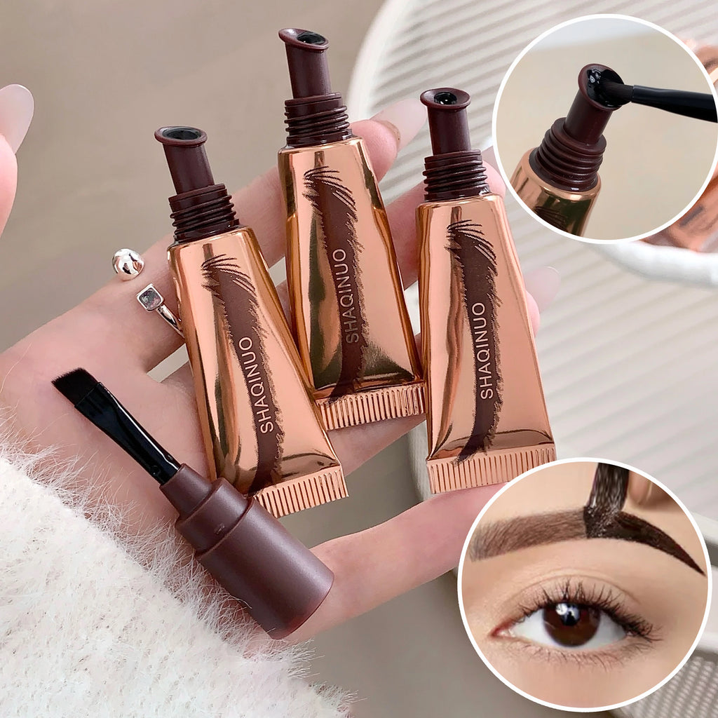 SHAQINUO 4-color Brush Head Peel-off Eyebrow Tint Waterproof Qme