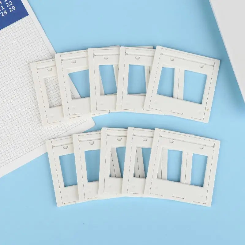 135 Reversal Film Frame Vintage Simple Film Frame For 135 Film Lantern Slide Camera Scan Film Negatives Magic Lantern Film Qme 10pcs White