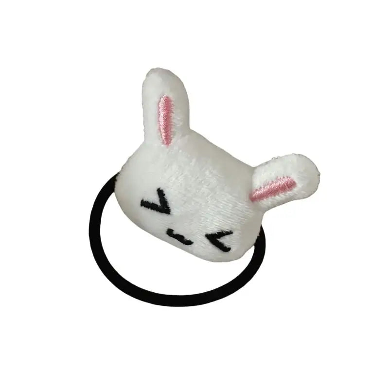 1 Cute Plush Bunny Rabbit Hair Tie Hairband Lolita Girls Students Qme