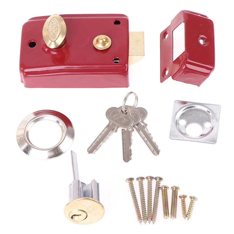 ^Anti-Theft Home Strong Universal Heavy-Duty Door Lock Lock Indoor Mortise Lock Qme