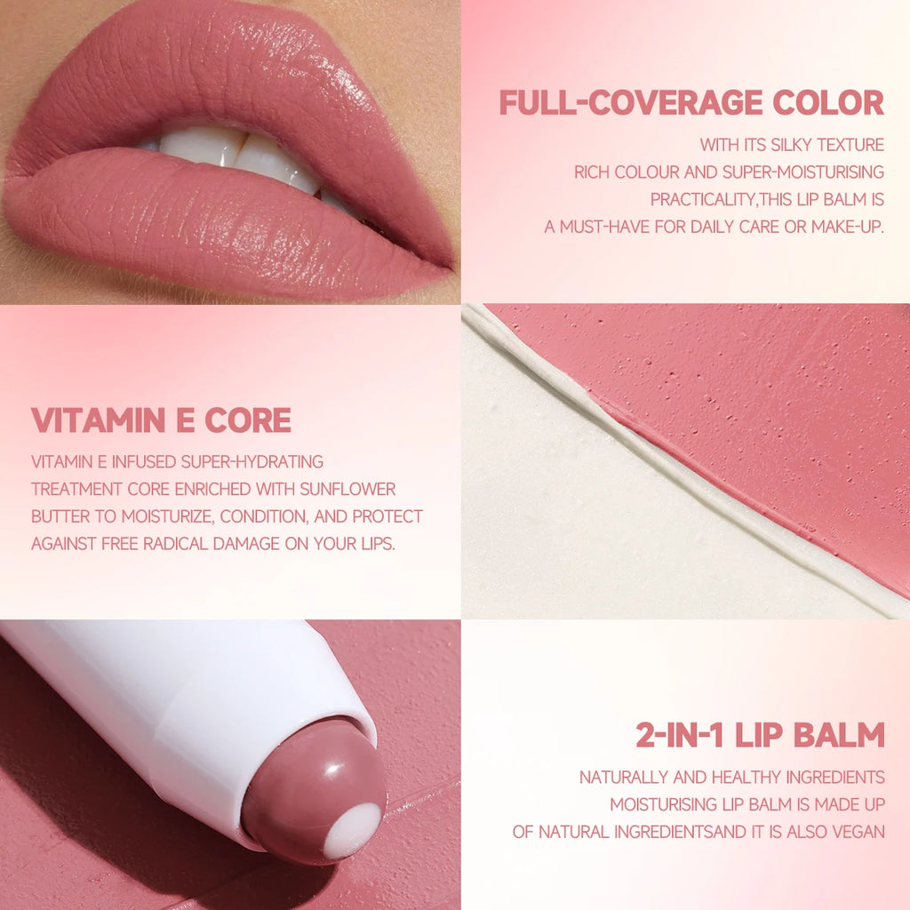 6 Colors Lipstick Pen Waterproof Red Lipstick Non-stick Cup Makeup Lip Liner Pen Cosmetics Qme