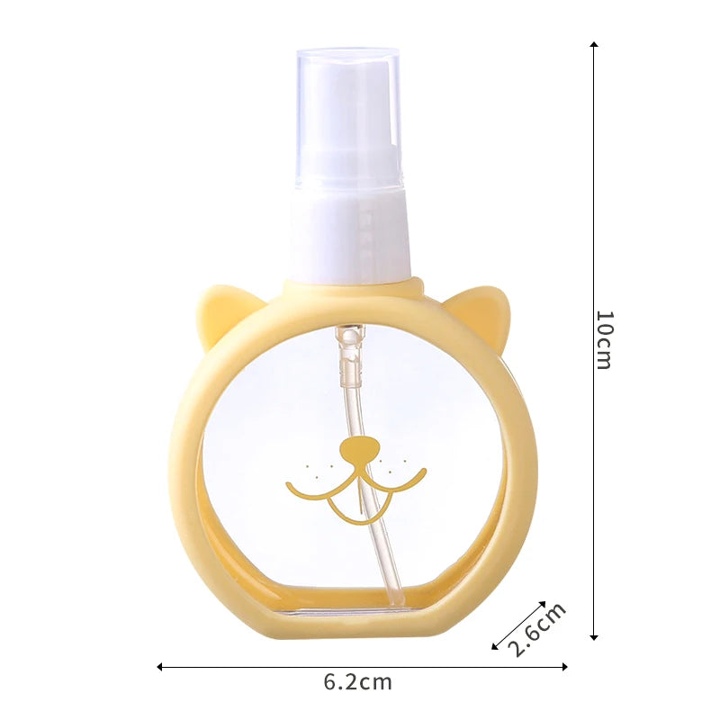 Disinfection Alcohol Fine Makeup Bottle Cute Silicone Cover Perfume Qme A4