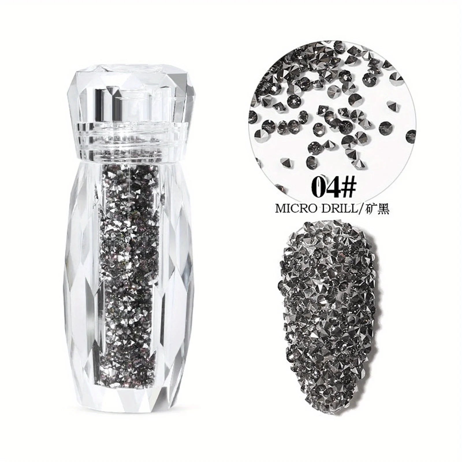 Fairy Micro Crystal Beads 3D Nail Art Accessories DIY Pixie Design Qme 04